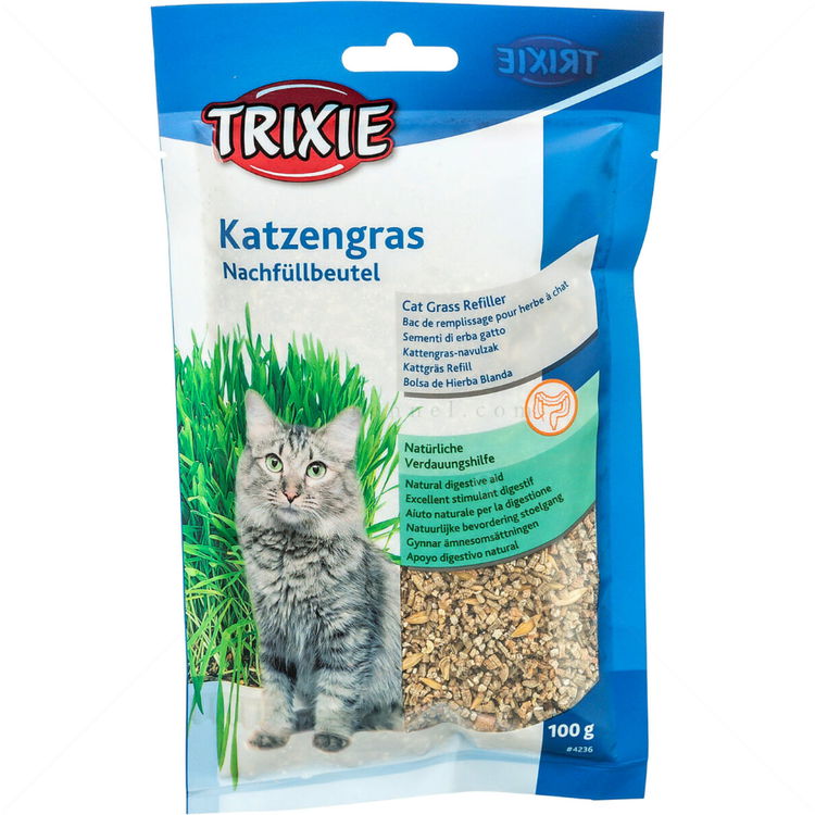 Трева за котки в плик TRIXIE Katzengras