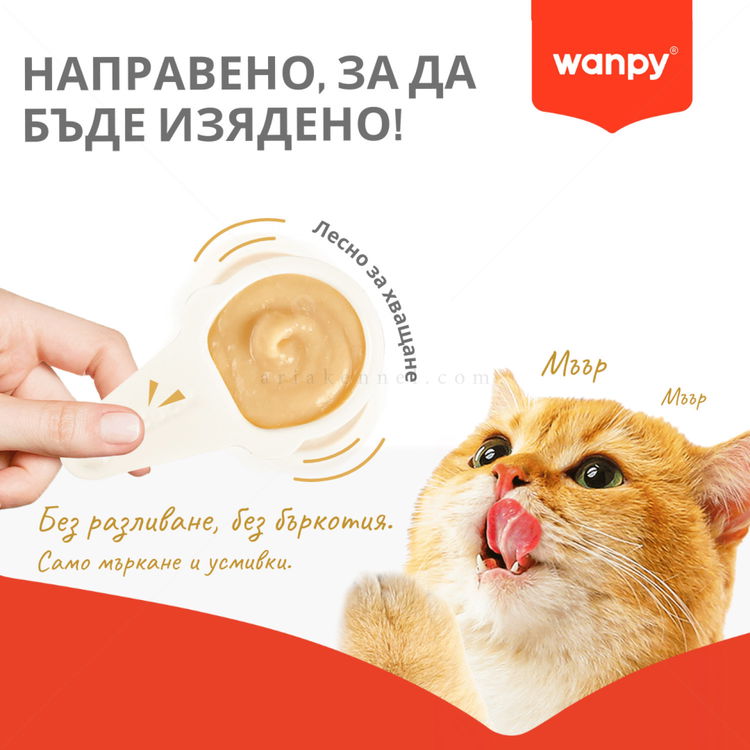 Лъжичка с кремообразно лакомство с пилешко месо WANPY Creamy Treat Chicken