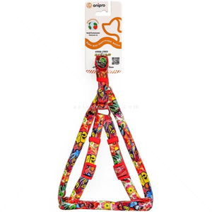 Нагръдник ANIPRO Soft Touch Dog Of The City, лента с червена тока