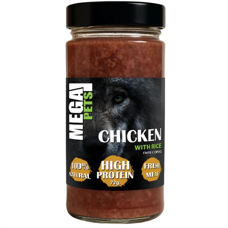 MEGA PETS Пилешко месо с ориз