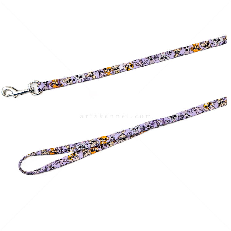 Повод ANIPRO Soft Touch Cute Puppies, размер S