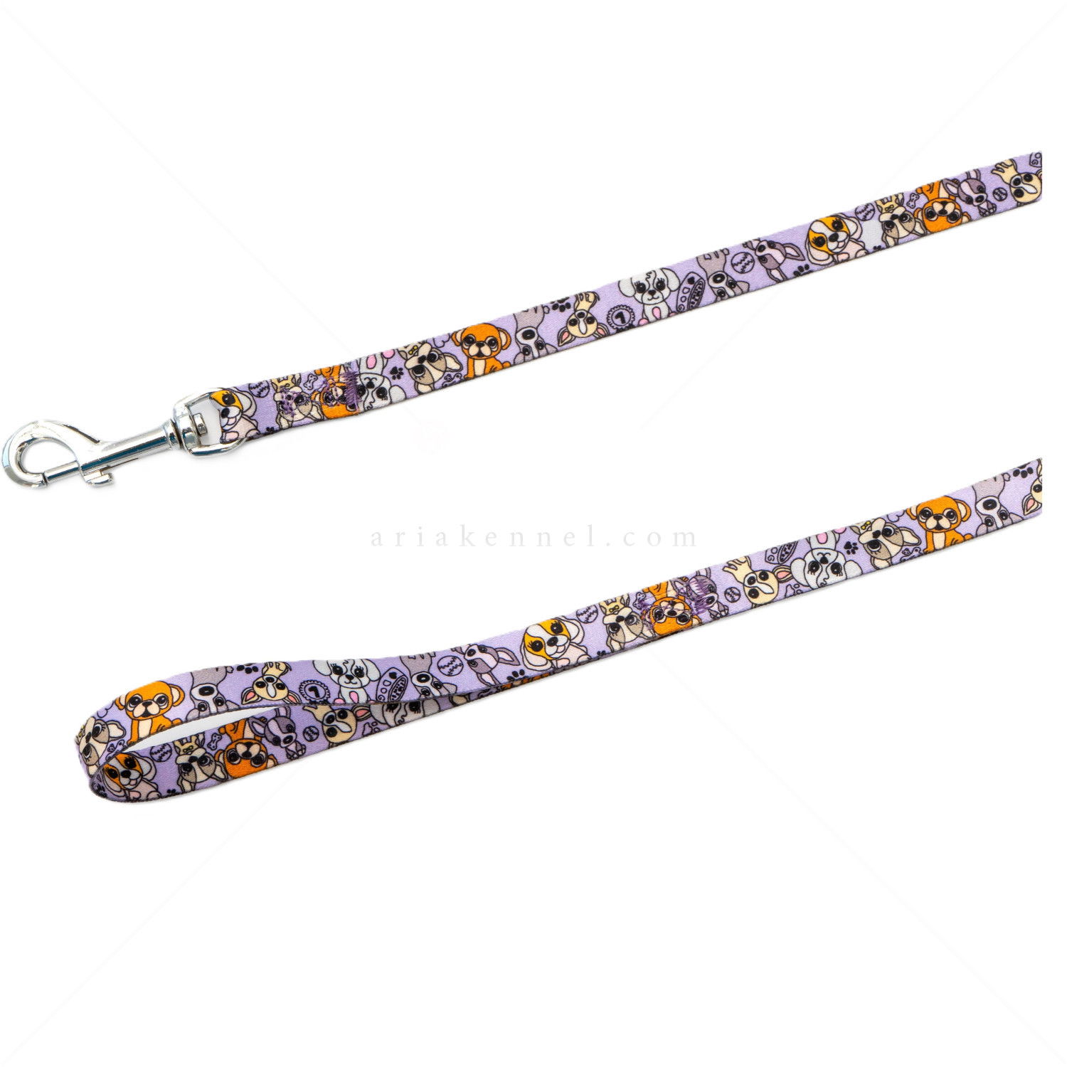 Повод ANIPRO Soft Touch Cute Puppies, размер M