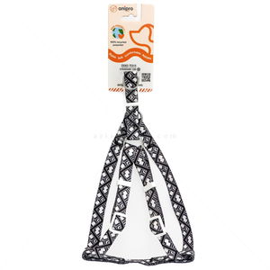 Нагръдник ANIPRO Soft Touch Ethno, размер S, лента с бяла тока