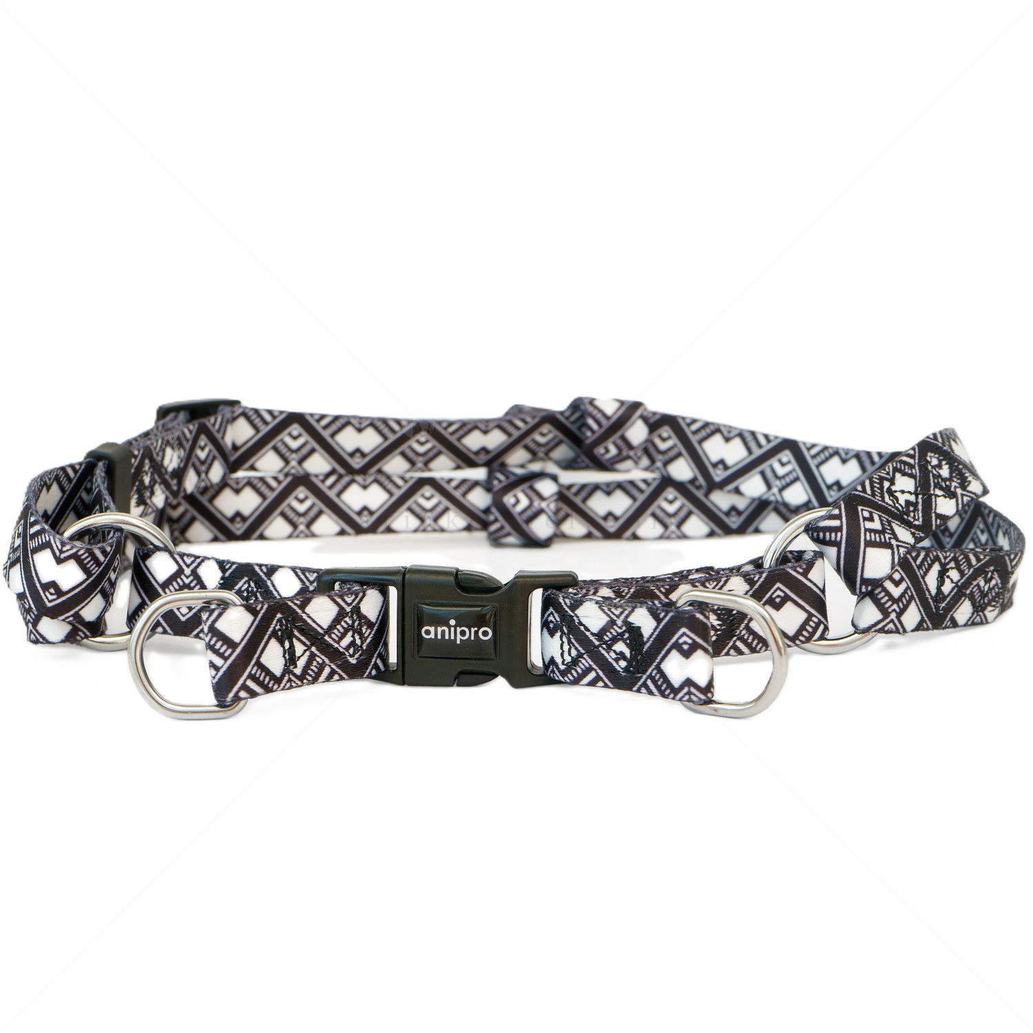 Нагръдник ANIPRO Soft Touch Ethno, размер L, лента с черна тока