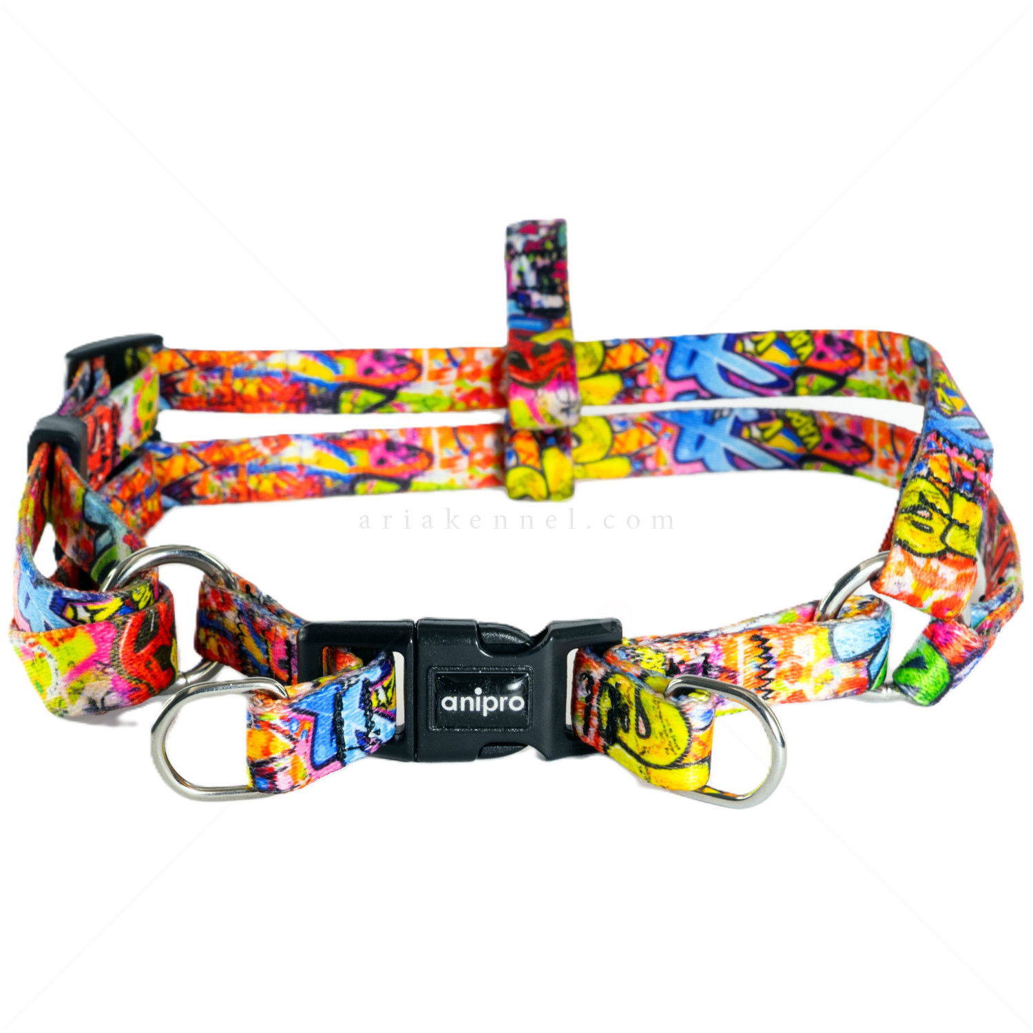 Нагръдник ANIPRO Soft Touch Dog Of The City, размер M, лента с черна тока