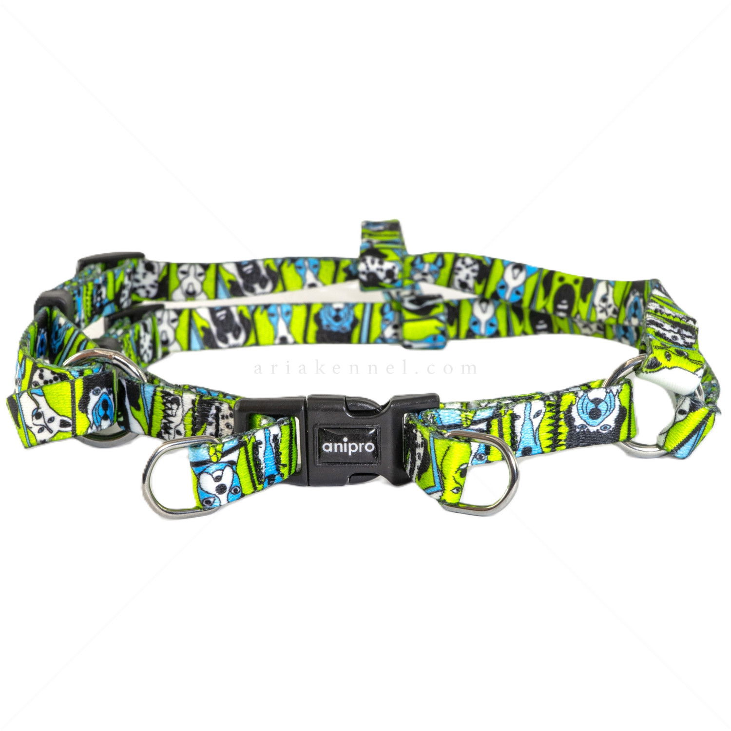 Нагръдник ANIPRO Soft Touch Dog Selfie, размер M, лента с черна тока