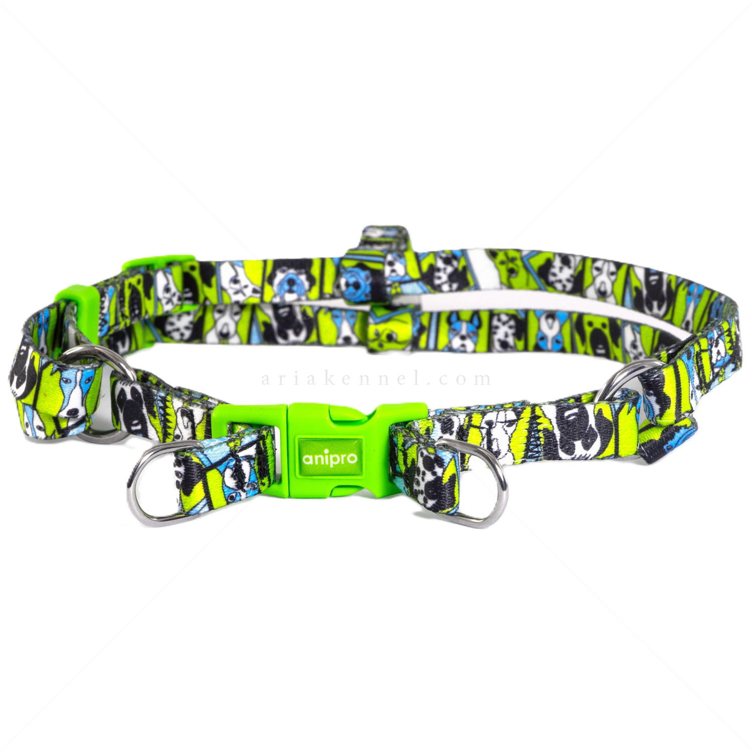 Нагръдник ANIPRO Soft Touch Dog Selfie, размер S, лента със светлозелена тока
