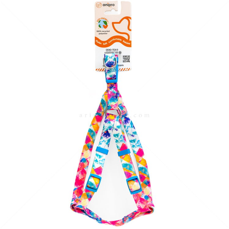 Нагръдник ANIPRO Soft Touch Bold And Beautiful, лента с тюркоазена тока