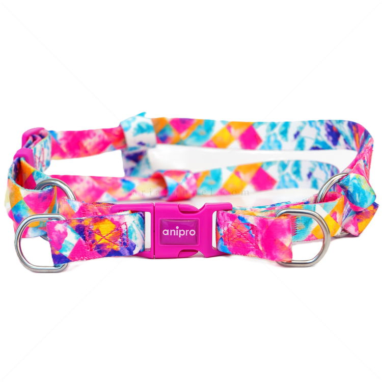 Нагръдник ANIPRO Soft Touch Bold And Beautiful, размер M, лента с цикламена тока