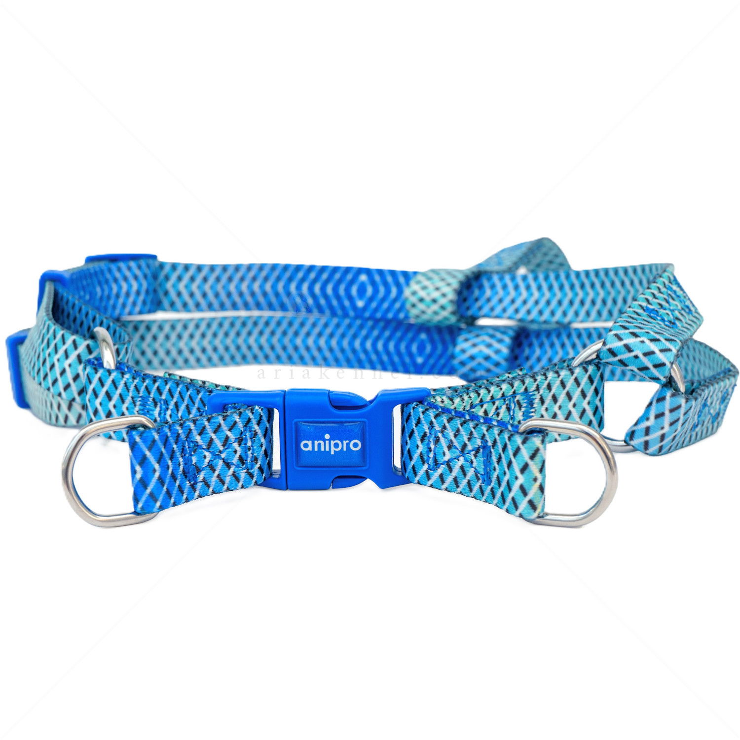 Нагръдник ANIPRO Soft Touch Let's Go, размер M, лента със синя тока