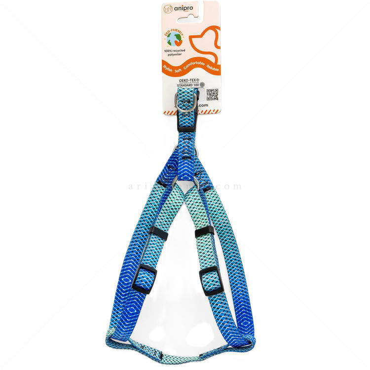 Нагръдник ANIPRO Soft Touch Let's Go, размер M, лента с черна тока