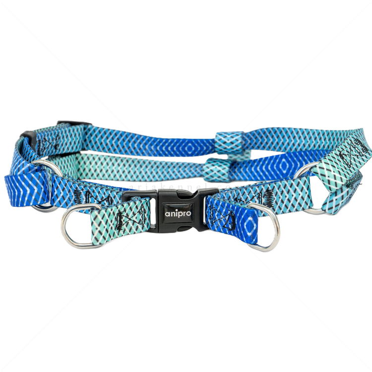 Нагръдник ANIPRO Soft Touch Let's Go, лента с черна тока