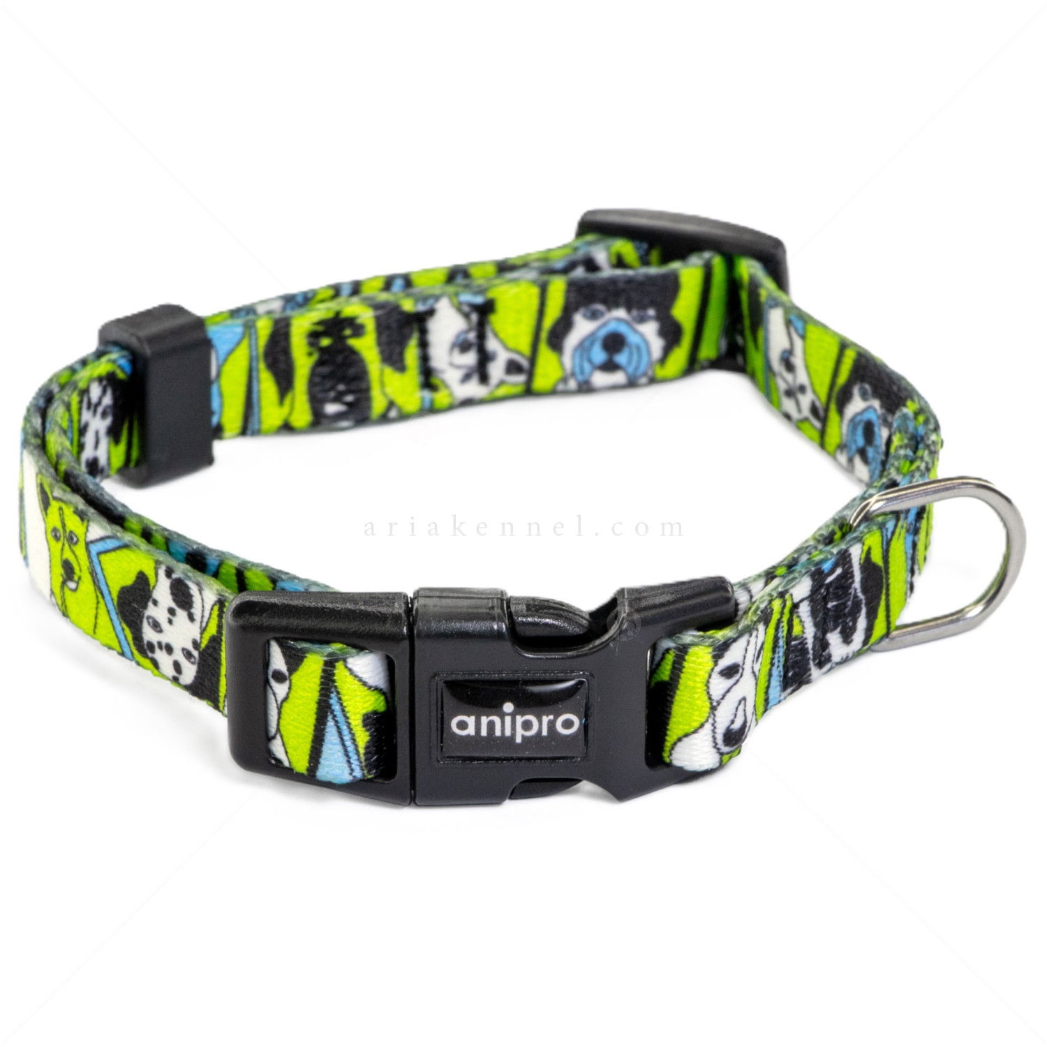 Нашийник ANIPRO Soft Touch Dog Selfie, с черна тока