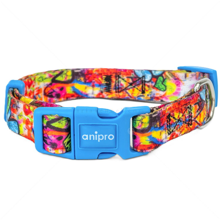 Нашийник ANIPRO Soft Touch Dog Of The City, с тюркоазена тока