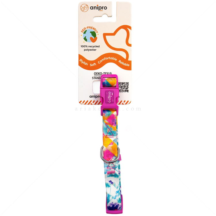 Нашийник ANIPRO Soft Touch Bold And Beautiful, размер S, с цикламена тока