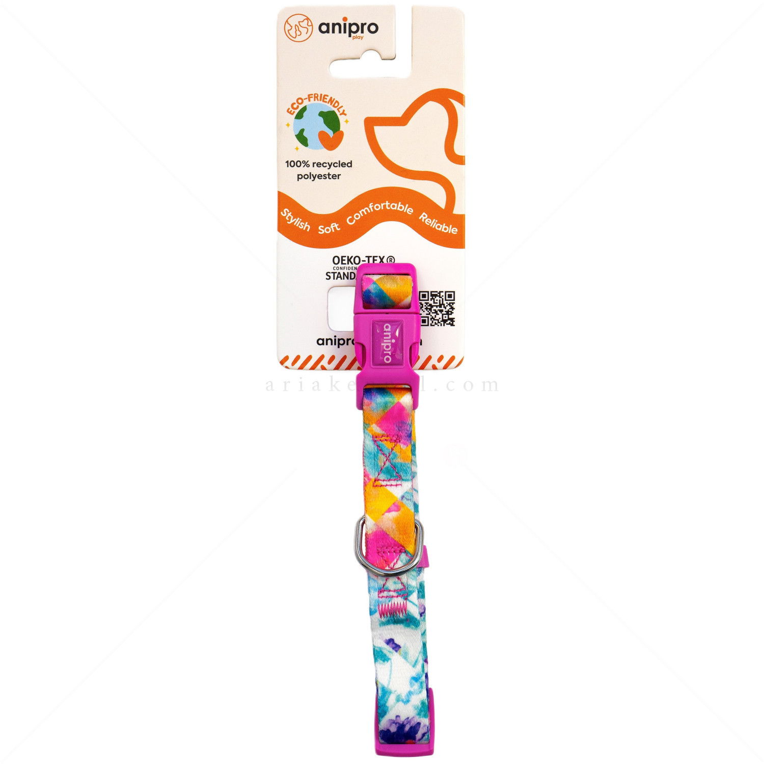 Нашийник ANIPRO Soft Touch Bold And Beautiful, с цикламена тока