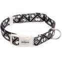 Нашийник ANIPRO Soft Touch Ethno, размер L, с бяла тока