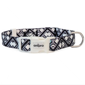 Нашийник ANIPRO Soft Touch Ethno, с бяла тока