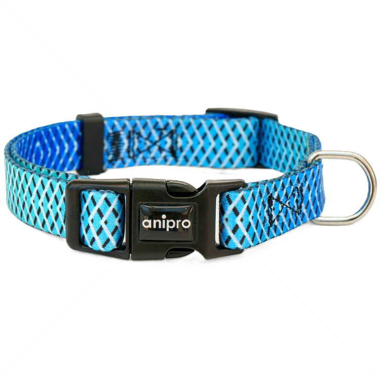 Нашийник ANIPRO Soft Touch Let's Go, размер S, с черна тока