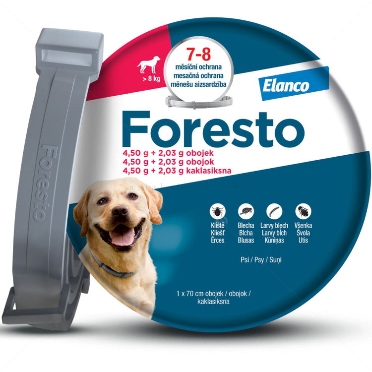 Противопаразитна каишка за куче FORESTO 70 см