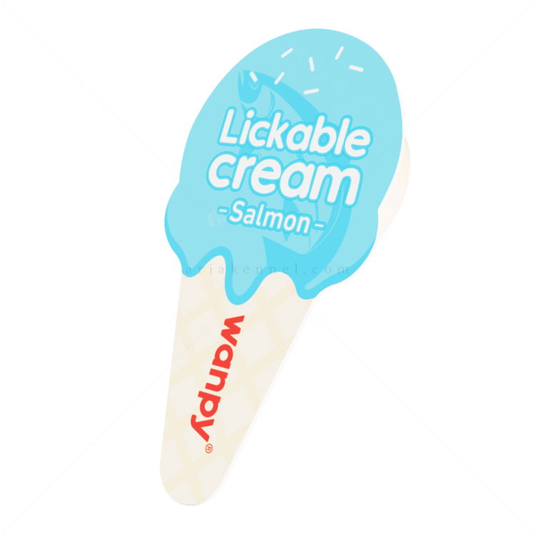 Лъжичка с кремообразно лакомство със сьомга WANPY Creamy Treat Salmon