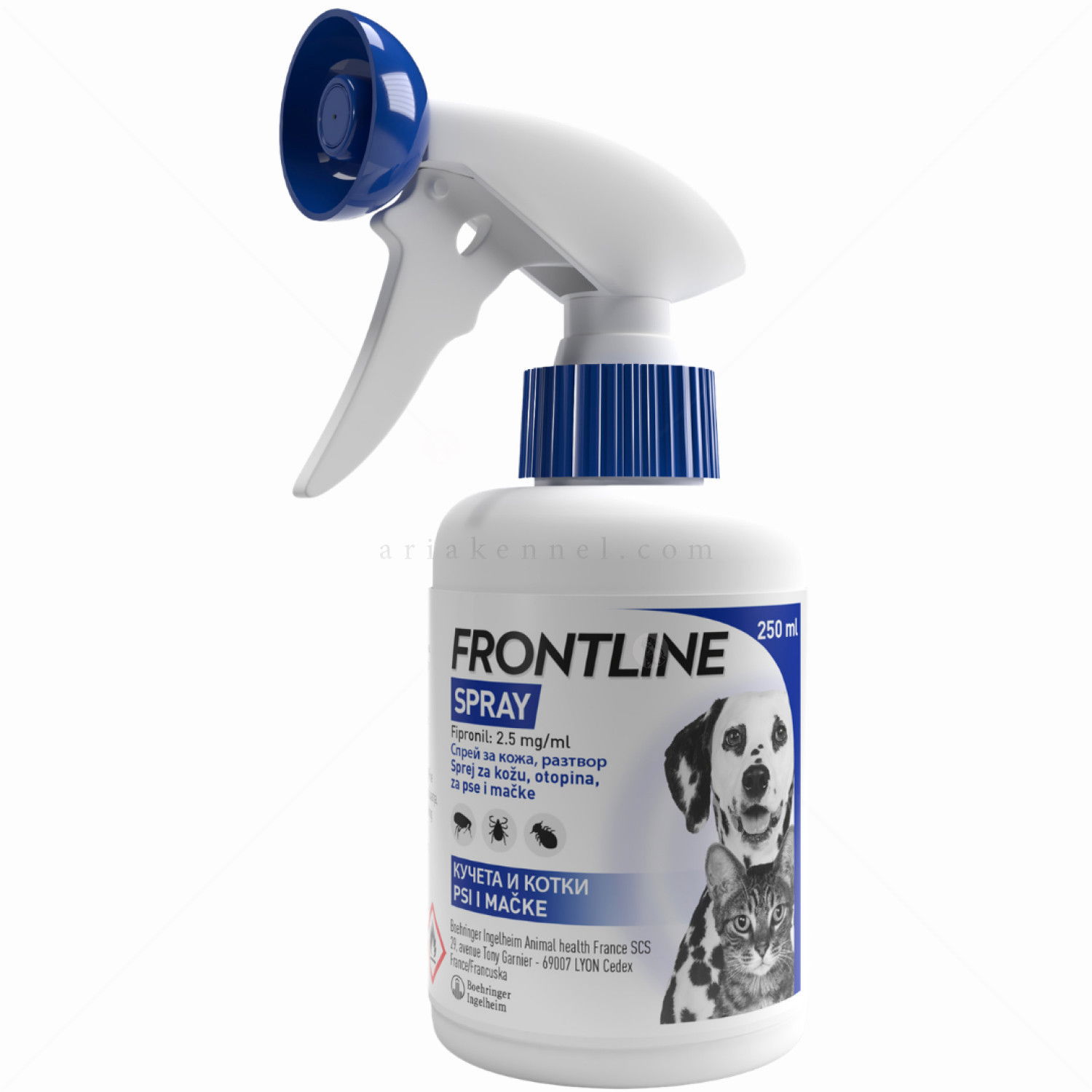 Спрей за външно обезпаразитяване 250 мл за кучета и котки FRONTLINE Spray
