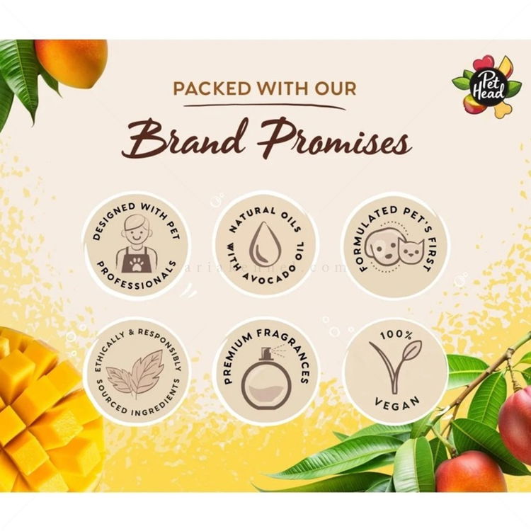 Дълбоко почистващ шампоан с тропически аромат и тройно действие PET HEAD Ultimutt Clean 3-in-1 Deep Clean Shampoo