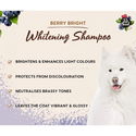 Изсветляващ шампоан за кучета с бяла или светла козина PET HEAD Berry Bright Whitening Shampoo