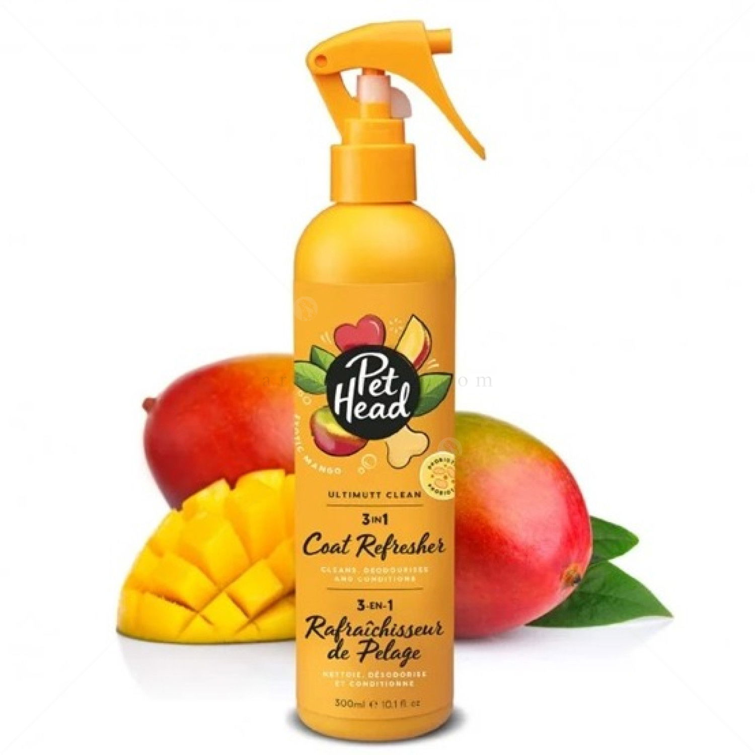 Почистващ спрей без отмиване с тропически аромат PET HEAD Ultimutt Clean 3-in-1 Coat Refresher