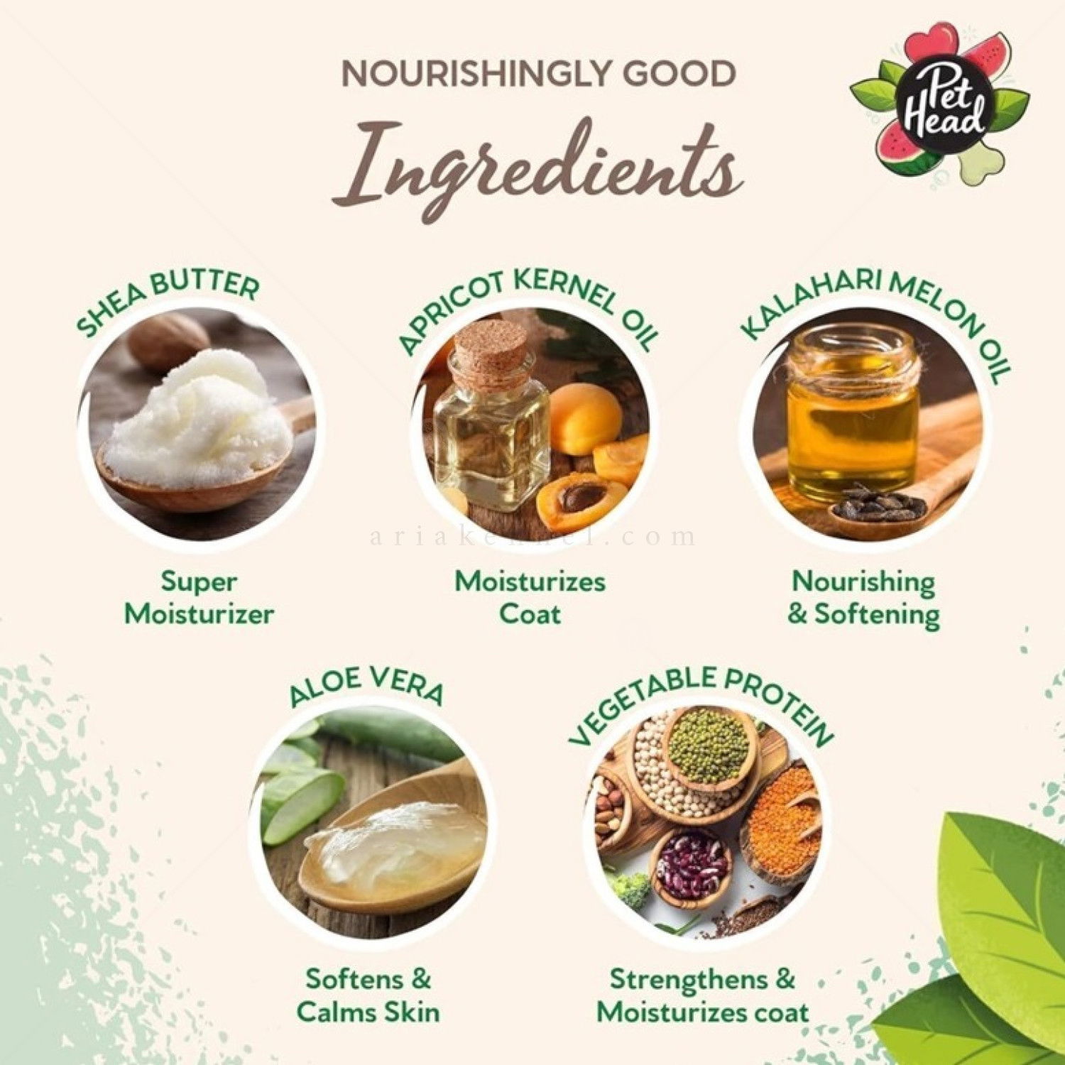 Спрей за лесно разресване с диня и масло от ший PET HEAD Furtastic Knot Detangler Spray