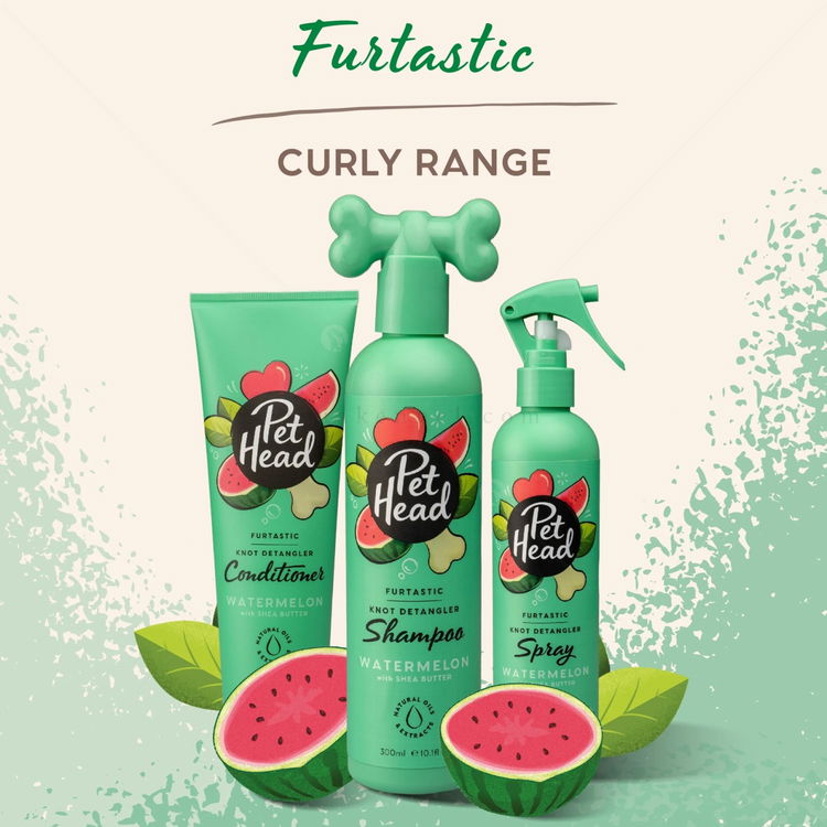Шампоан за лесно разресване с диня и масло от ший PET HEAD Furtastic Knot Detangler Shampoo
