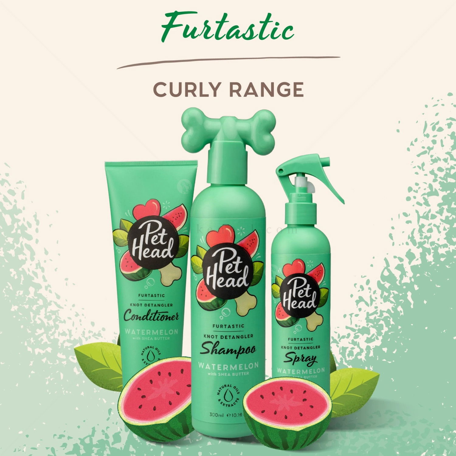 Шампоан за лесно разресване с диня и масло от ший PET HEAD Furtastic Knot Detangler Shampoo
