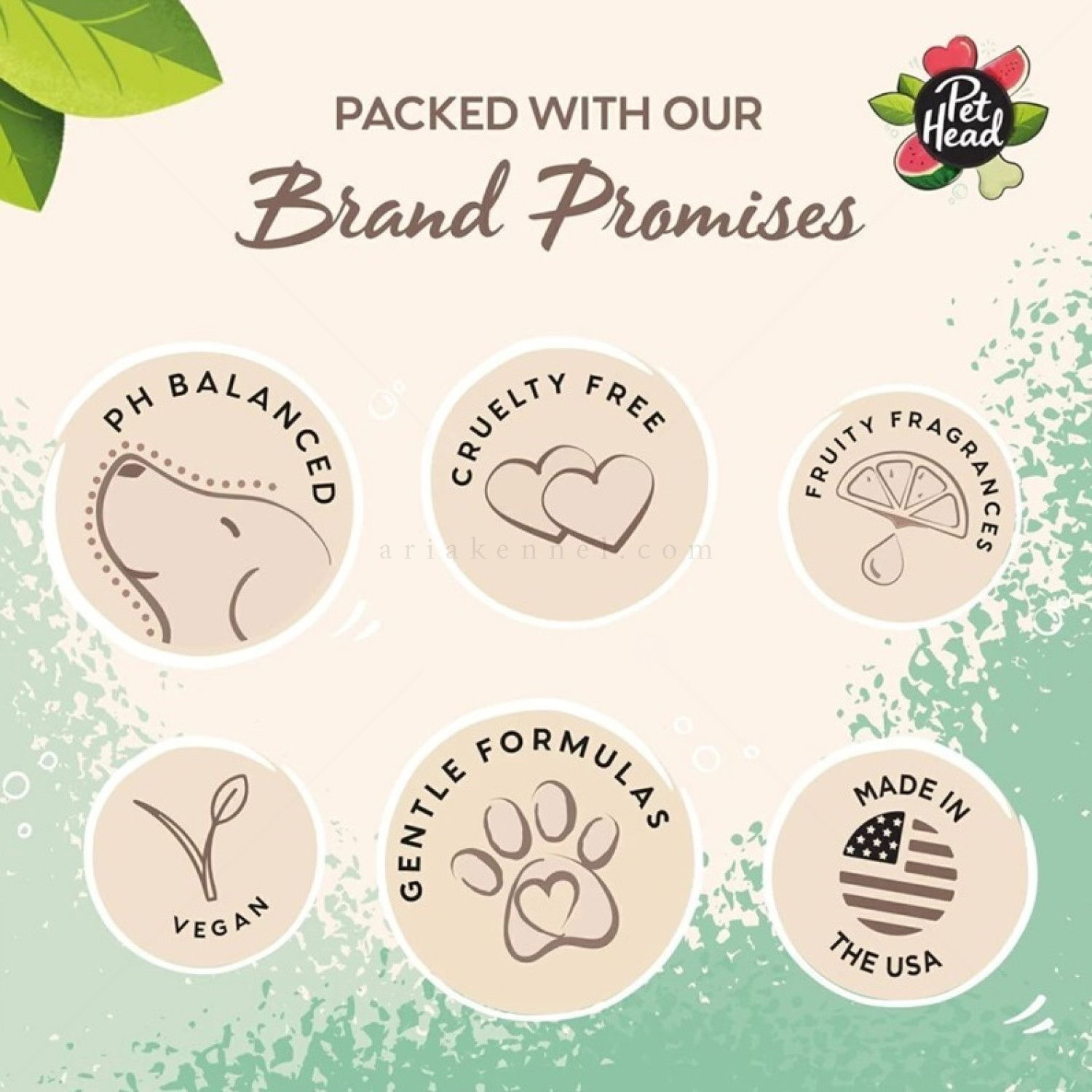 Балсам за лесно разресване с диня и масло от ший PET HEAD Furtastic Knot Detangler Conditioner