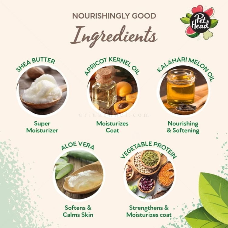 Шампоан за лесно разресване с диня и масло от ший PET HEAD Furtastic Knot Detangler Shampoo