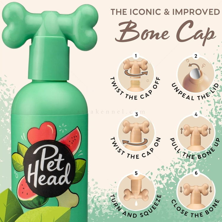 Шампоан за лесно разресване с диня и масло от ший PET HEAD Furtastic Knot Detangler Shampoo