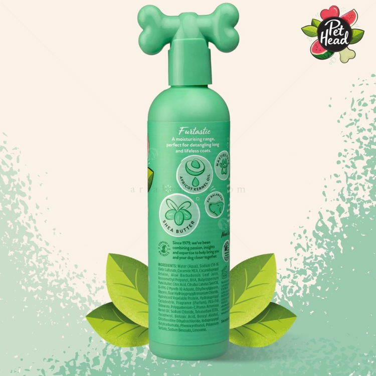 Шампоан за лесно разресване с диня и масло от ший PET HEAD Furtastic Knot Detangler Shampoo