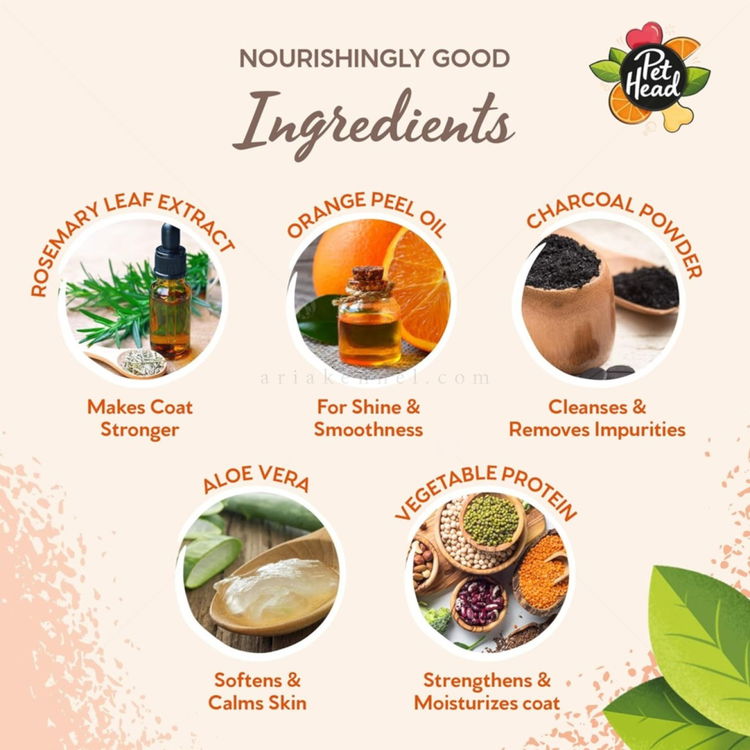 Дезодориращ шампоан с портокал и алое вера PET HEAD Ditch The Dirt Deodorizing Shampoo