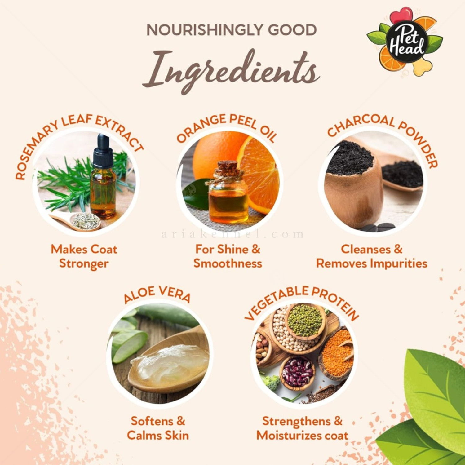 Дезодориращ спрей с портокал и алое вера PET HEAD Ditch The Dirt Deodorizing Spray