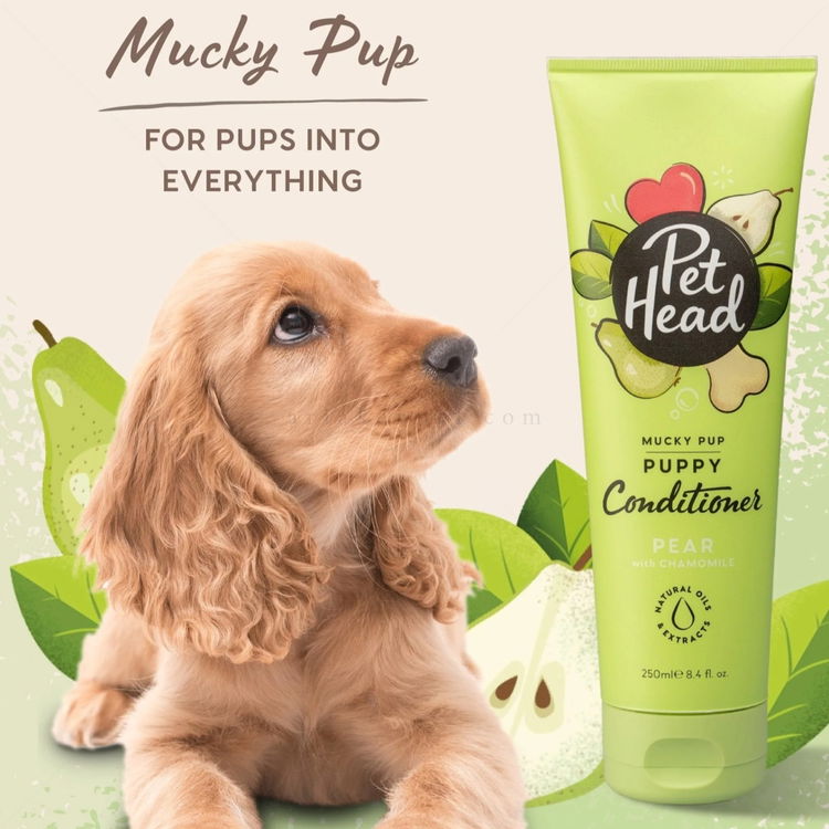 Балсам за малки кученца с круша и лайка PET HEAD Mucky Puppy Conditioner