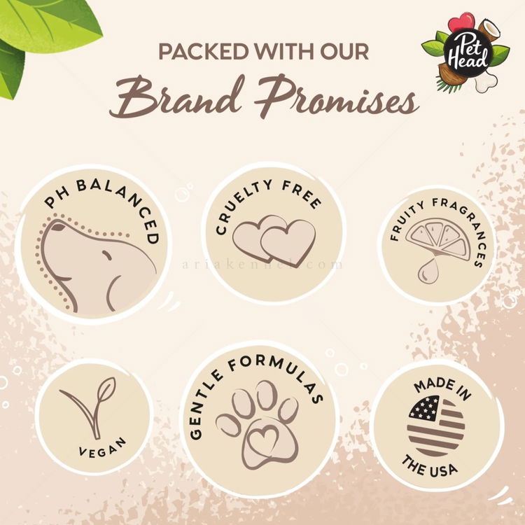 Шампоан за кучета с чувствителна кожа с кокос и масло от марула PET HEAD Sensitive Soul Delicate Skin Shampoo