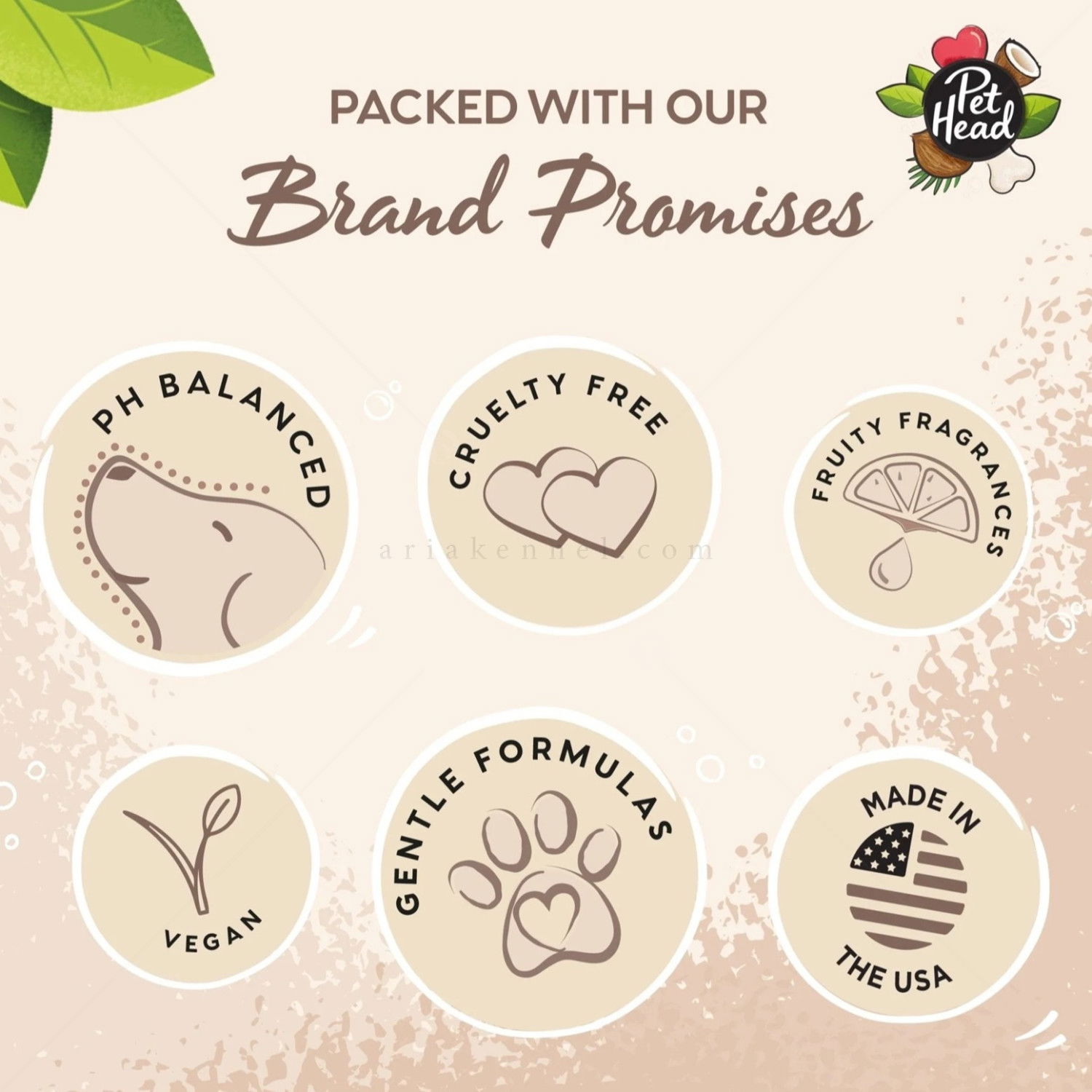 Шампоан за кучета с чувствителна кожа с кокос и масло от марула PET HEAD Sensitive Soul Delicate Skin Shampoo