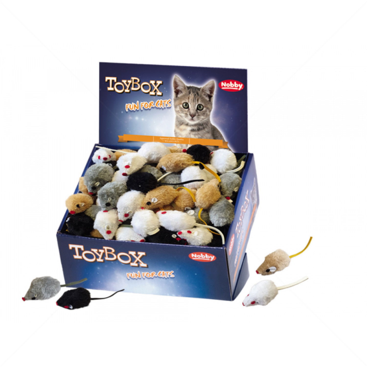 NOBBY Играчка Плюшена мишка, различни цветове