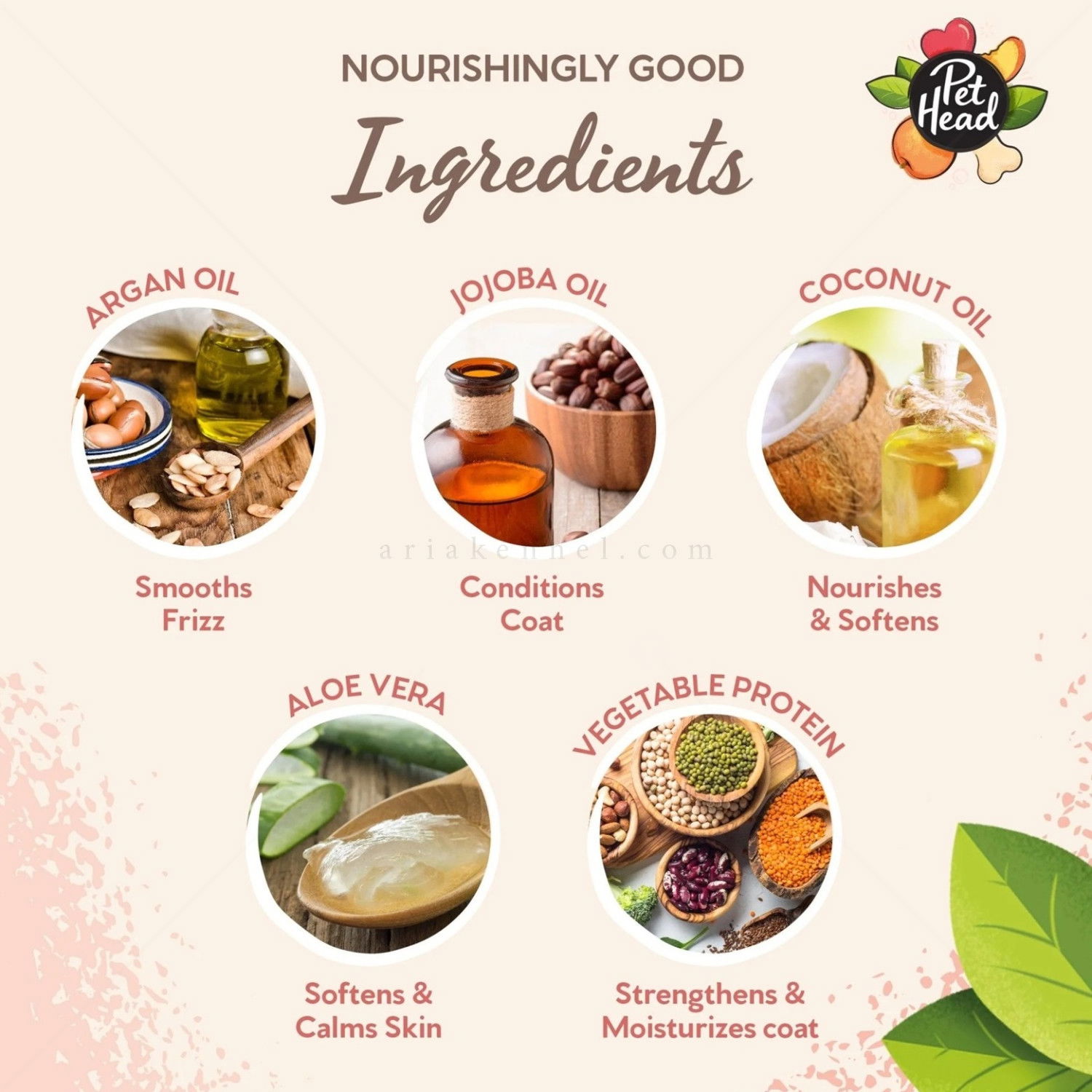 2в1 Шампоан с балсам с праскова и арганово масло PET HEAD Quick Fix 2in1 Shampoo