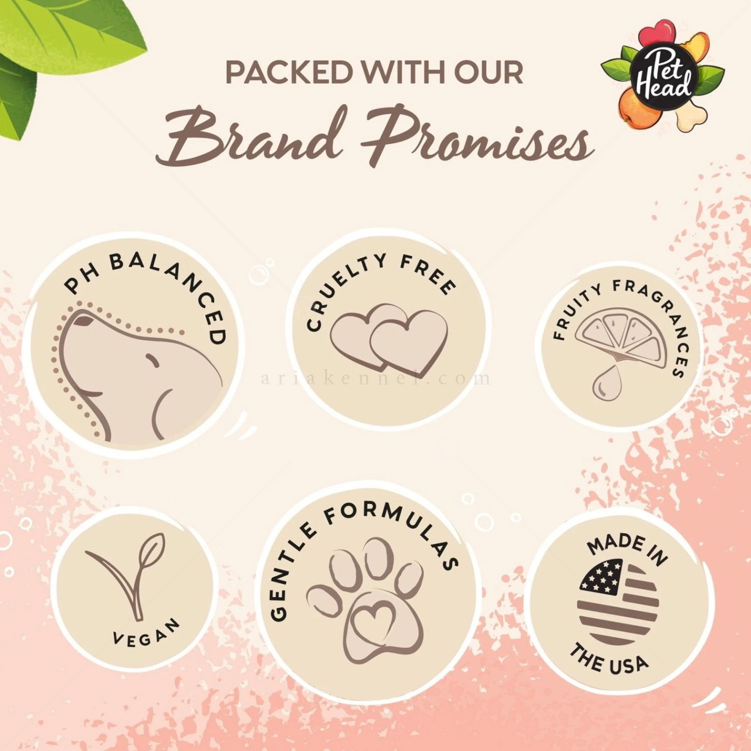 2в1 Шампоан с балсам с праскова и арганово масло PET HEAD Quick Fix 2in1 Shampoo