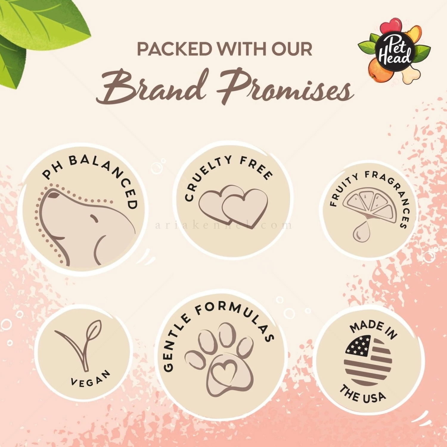 Сух шампоан-спрей без отмиване с праскова и арганово масло PET HEAD Quick Fix Dry Clean Spray