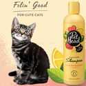 Шампоан за котки с масло от лимон и алое вера PET HEAD Felin Good Nourishing Shampoo