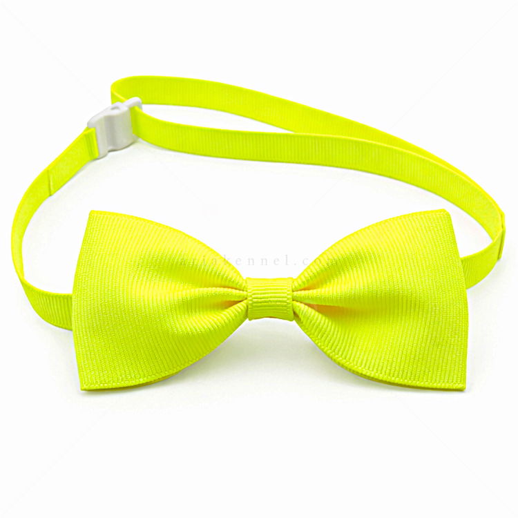 Папийонка MINA PET, жълт неон