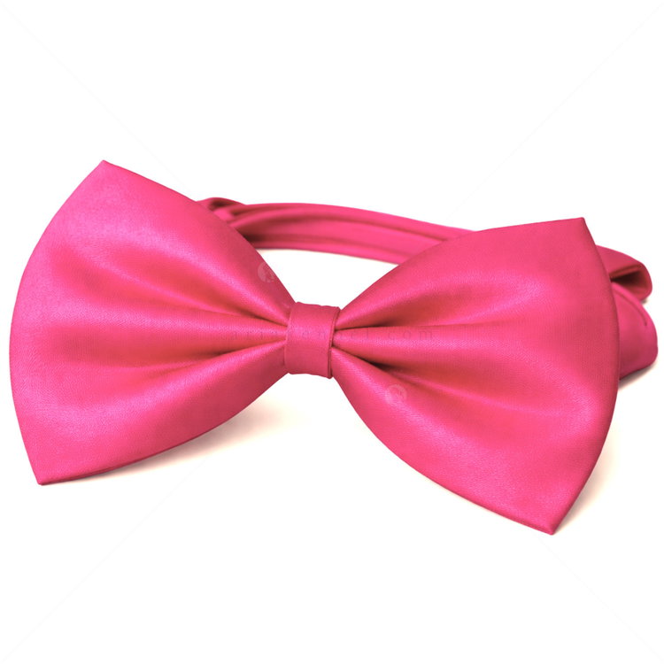 Папийонка от текстил MINA PET, розова