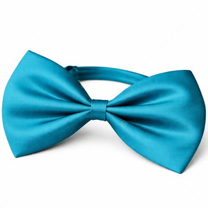 Папийонка от текстил MINA PET, тъмен тюркоаз