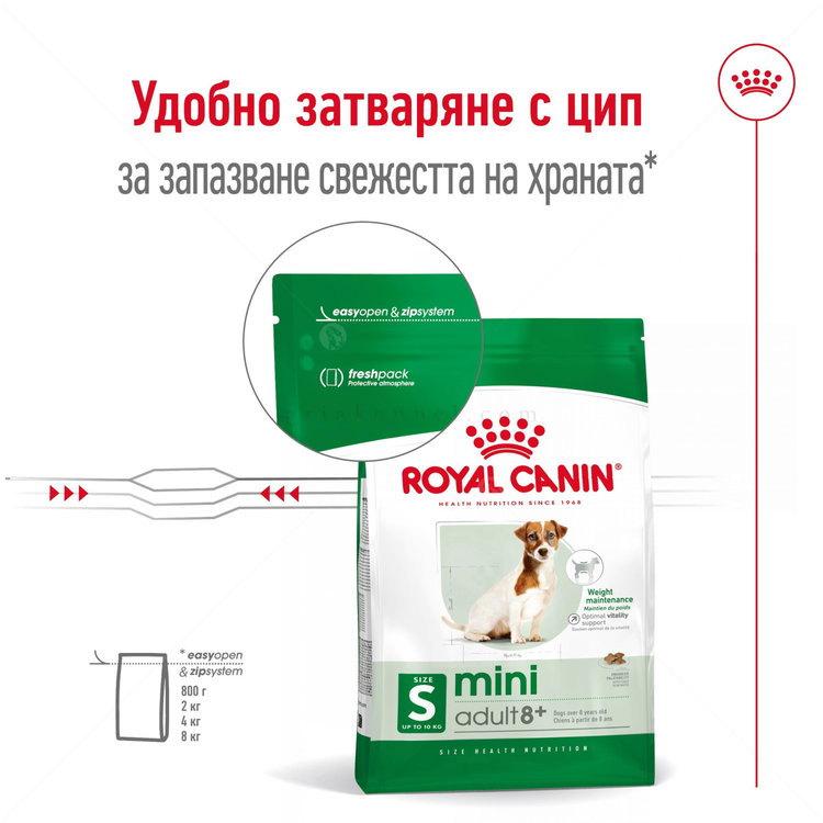 ROYAL CANIN Mini Adult 8+ - 2 кг